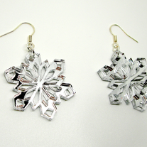 Sparkling Snowflake Earrings