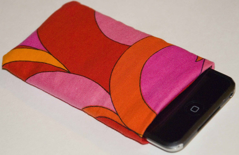 Handmade super bright Ipod, Iphone sleeve
