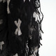 Bow Print Scarf - Mint or Black - Thumbnail 3