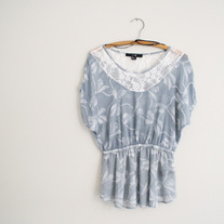 Bow Lace Blouse