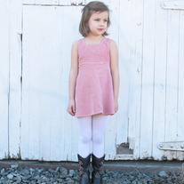 Vintage Pink Corduroy Romper