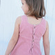 Vintage Pink Corduroy Romper - Thumbnail 3