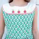 Christmas Collar Vintage Pattern Dress - Thumbnail 2