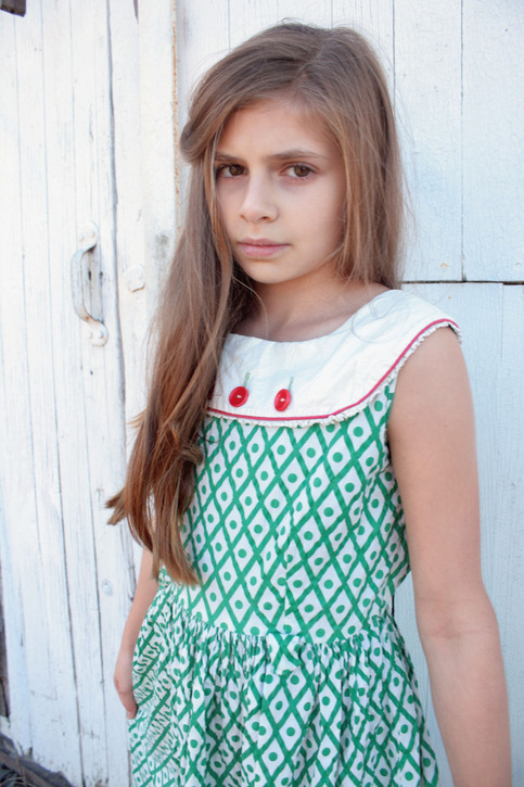 Christmas Collar Vintage Pattern Dress