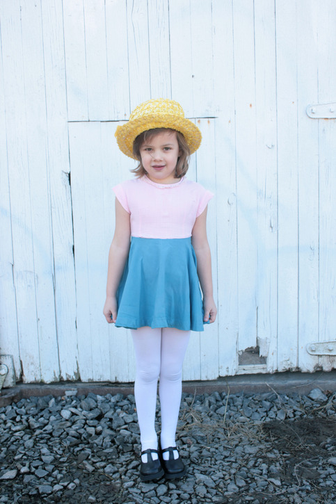 Darling Dress Pink & Blue 