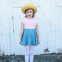Darling Dress Pink & Blue 