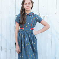 Vintage Blue Corn Dress 