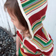 Striped Vintage Hooded Romp Dress - Thumbnail 2