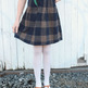 Navy & Plaid School Girl Dress - Thumbnail 2