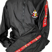 Black Nylon Sweatsuit