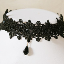 Collar Gothic Lolita Negro / Black Necklace Gothic Lolita YS025