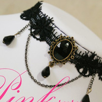 Collar Gothic Lolita Negro / Black Necklace Gothic Lolita YS032