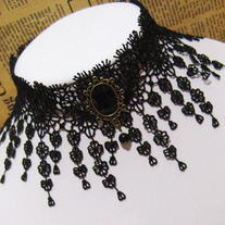 Collar Gothic Lolita Negro / Black Necklace Gothic Lolita YS033