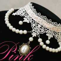 Collar Gothic Lolita Perlas / Pearl Necklace Gothic Lolita YS039