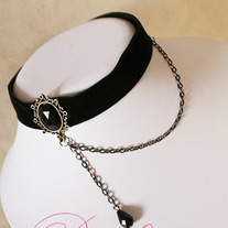 Collar Gothic Lolita Negro / Black Necklace Gothic Lolita YS047