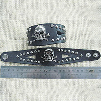 Pulsera Calavera Punk / Punk Skull Wristband YS058