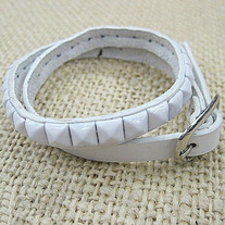 Pulsera Punk Blanca / White Punk Wristband YS085