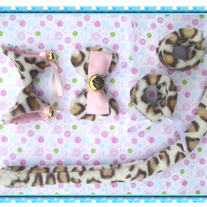 Set Orejas Gato Leopardo / Leopard Cat Ears Set / Neko Kemonomimi YS112
