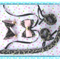 Set Orejas Gato Leopardo / Leopard Cat Ears Set / Neko Kemonomimi YS114