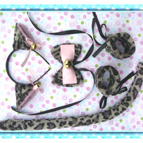 Set Orejas Gato Leopardo / Leopard Cat Ears Set / Neko Kemonomimi YS115