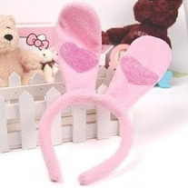 Orejas Conejo Rosa / Pink Bunny Rabbit Ears YS131
