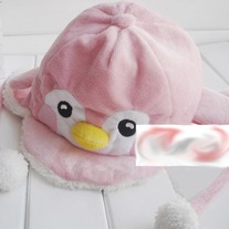Gorro Pingüino Rosa / Pink Penguin Hat YS138