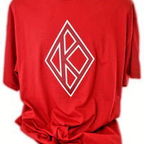 EMBROIDERED KRIMSON K DIAMOND T-SHIRT