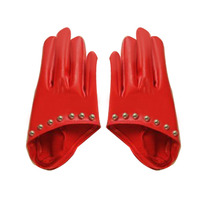 Guantes Fiesta Rojos  / Red Party Gloves YS156