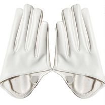 Guantes Fiesta Blancos  / White Party Gloves YS158