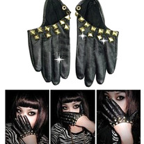 Guantes Fiesta Negro / Black Party Gloves YS161