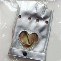 Guantes Fiesta Plata / Silver Party Gloves YS168