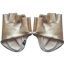 Guantes Fiesta Dorado / Golden Blue Party Gloves YS177