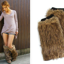 Calentadores Marron / Brown Legwarmers YS186