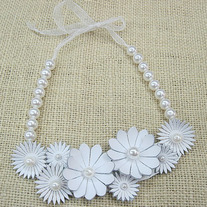 Collar Gothic Lolita Flores Perlas / Flower Pearls Necklace Gothic Lolita YS235