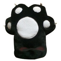 Guantes Pezuñas Animal Negro / Black Animal Paw Gloves YS254