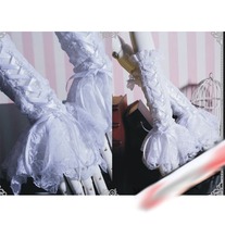 Guantes Encaje Blanco Lolita / Lolita White Lace Gloves YS288