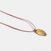 Leaf & Silk Necklace