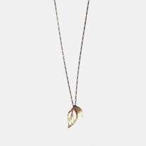 Pierced Leaf Necklace