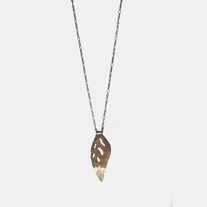 Swiss Leaf Necklace > Large