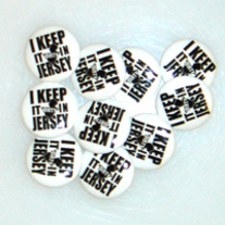 "Dirty" in Jersey 1" Buttons