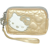 Monedero Hello Kitty Dorado / Golden Hello Kitty Coin Purse YS297