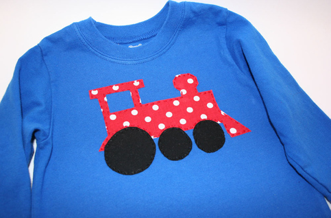 Toddler Boy Shirt - Train Engine