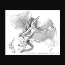 Matted "You are my Wings" Print
