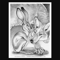 Matted "Partners in Crime" Print