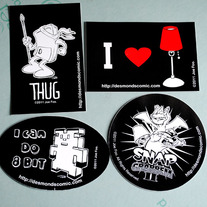Desmond's Sticker Set 1