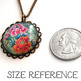 Forever Alone Antiqued Brass Filigree Necklace - Thumbnail 3