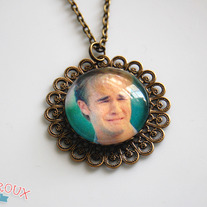 Crying Dawson Antiqued Brass Filigree Necklace