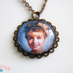Laura Palmer from Twin Peaks Antiqued Brass Scalloped Necklace - Thumbnail 1