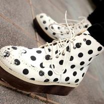 Botin lunares/ dots Ankel Shoes LS003