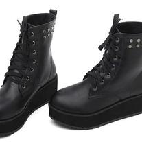 Zapatos Plataforma negro o marron/ Platform Shoes black or brown LS006